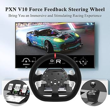 その他 Pxn v10 set steering wheel PXN-V10 V2 gaming steering wheel (PC / PS4 / XBOX ONE