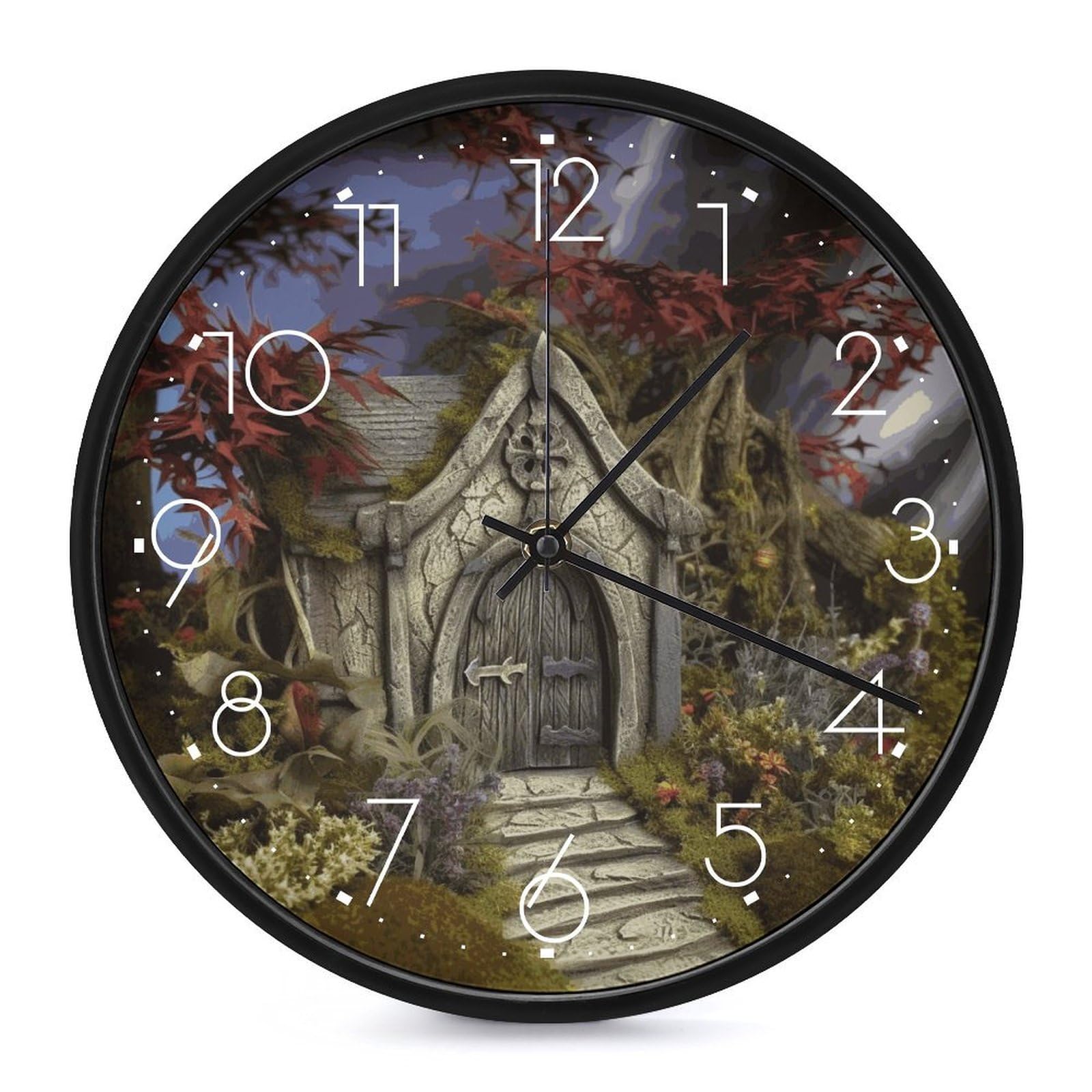 Horloge silencieuse gothique vintage pour supprimer le bruit nocturne
