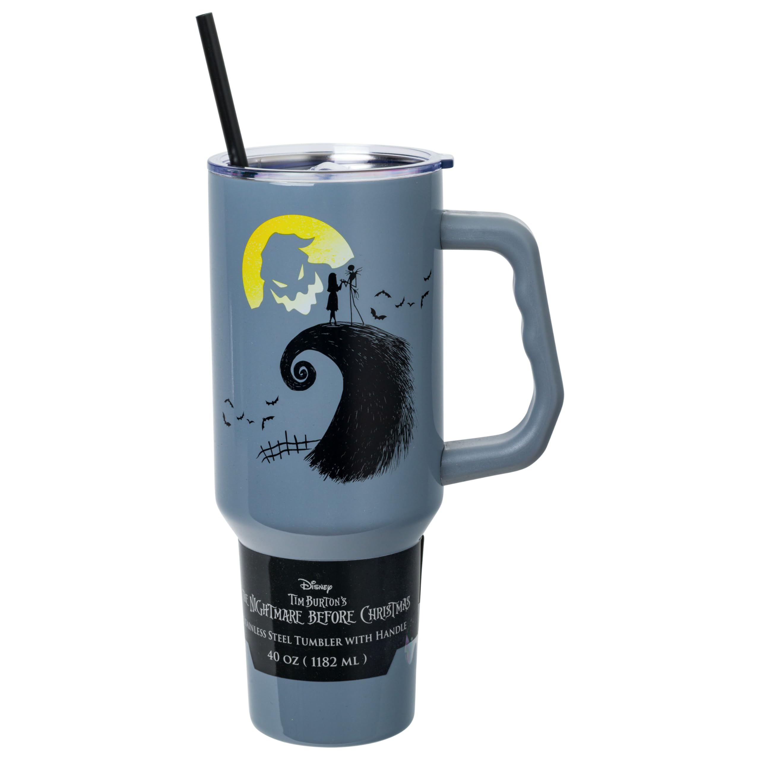Silver Buffalo Nightmare Before Christmas, Stainless Steel Tumbler, 40oz