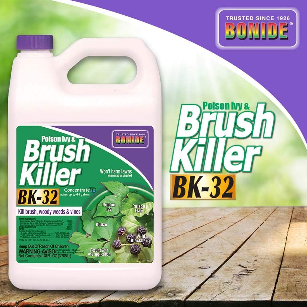 Bonide 332 Herbicide Poison Ivy & Brush Killer Bk-32 Concentrate, 128 oz