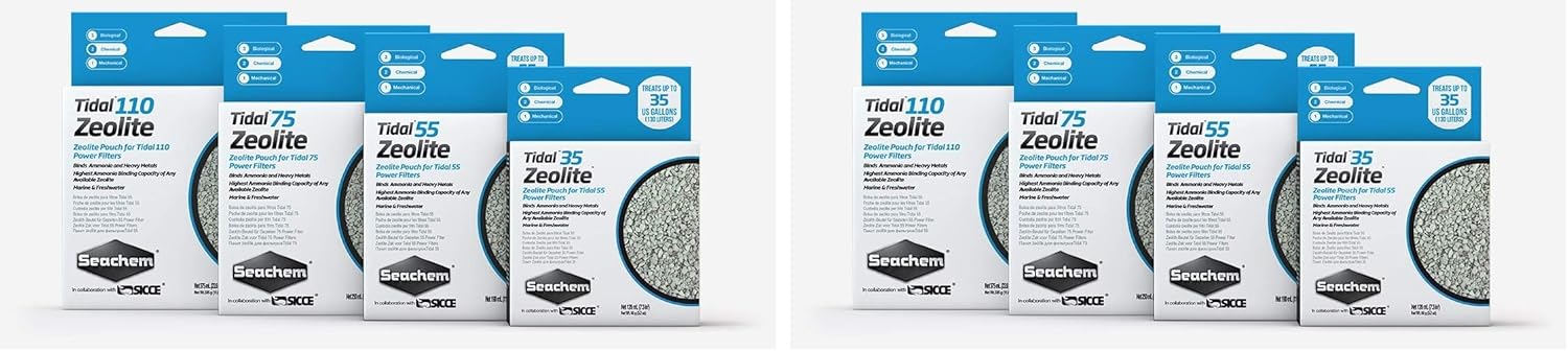 Seachem Laboratories 6515 375 ml 110 Tidal Zeolite Filter (Pack of 2)