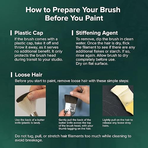 Miniatura 6 de Silver Brush Limited 1027-4 Grand Prix Xtra Long Filbert - Pincel para pintura al óleo, tamaño 4, mango largo