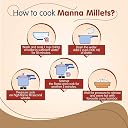 Manna Foxtail Millet 1kg unpolished Natural Grains Kaon/Kang/Kangni/Kakum/Navani/korralu/Korra/Thinai Native Low GI Millet Rice High Protein & More Fibre than white rice 500g (Pack of 2) gallery image