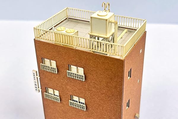 Amazon _ 鉄道模型Ｎゲージストラクチャーペーパーキット_3階建て駅前ビルA _ 鉄道模型 通販