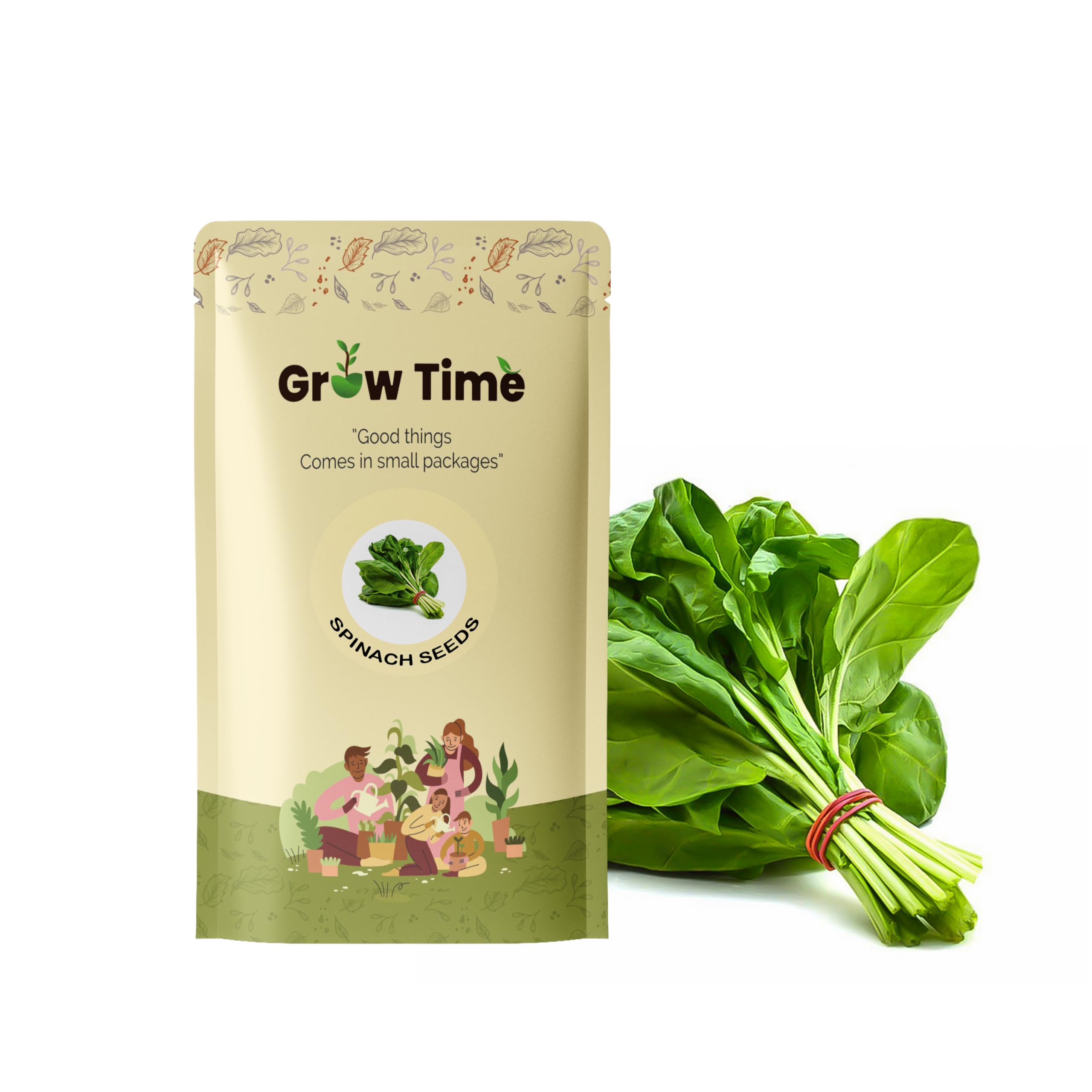 Growtime Spinach (Palak) Vegetable Seeds, Vegetable Seeds for Home Gardening, Vegetable Planting Seeds for Kitchen, Green Spinach (Palak) Seeds (Green, Pack of 25g) (B0CGRN6F2V) Amazon Price History, Amazon Price Tracker