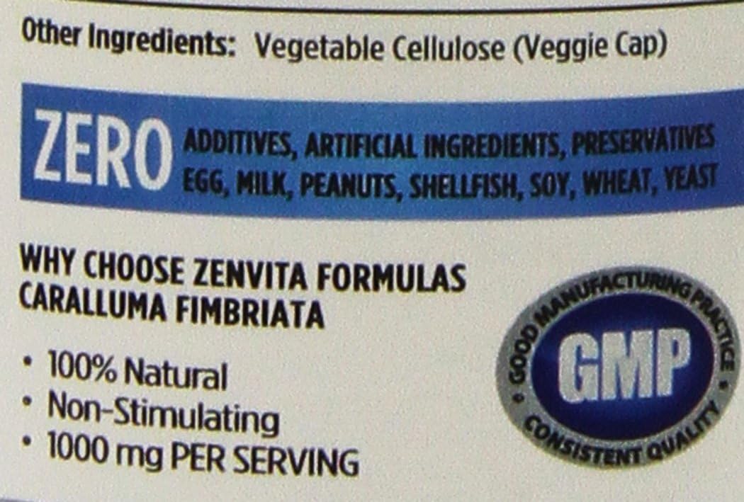 Capsules Caralluma Fimbriata 1200 Mg – Aide Naturelle à La Perte De Poids Et Au Contrôle De L'appétit | Amalth