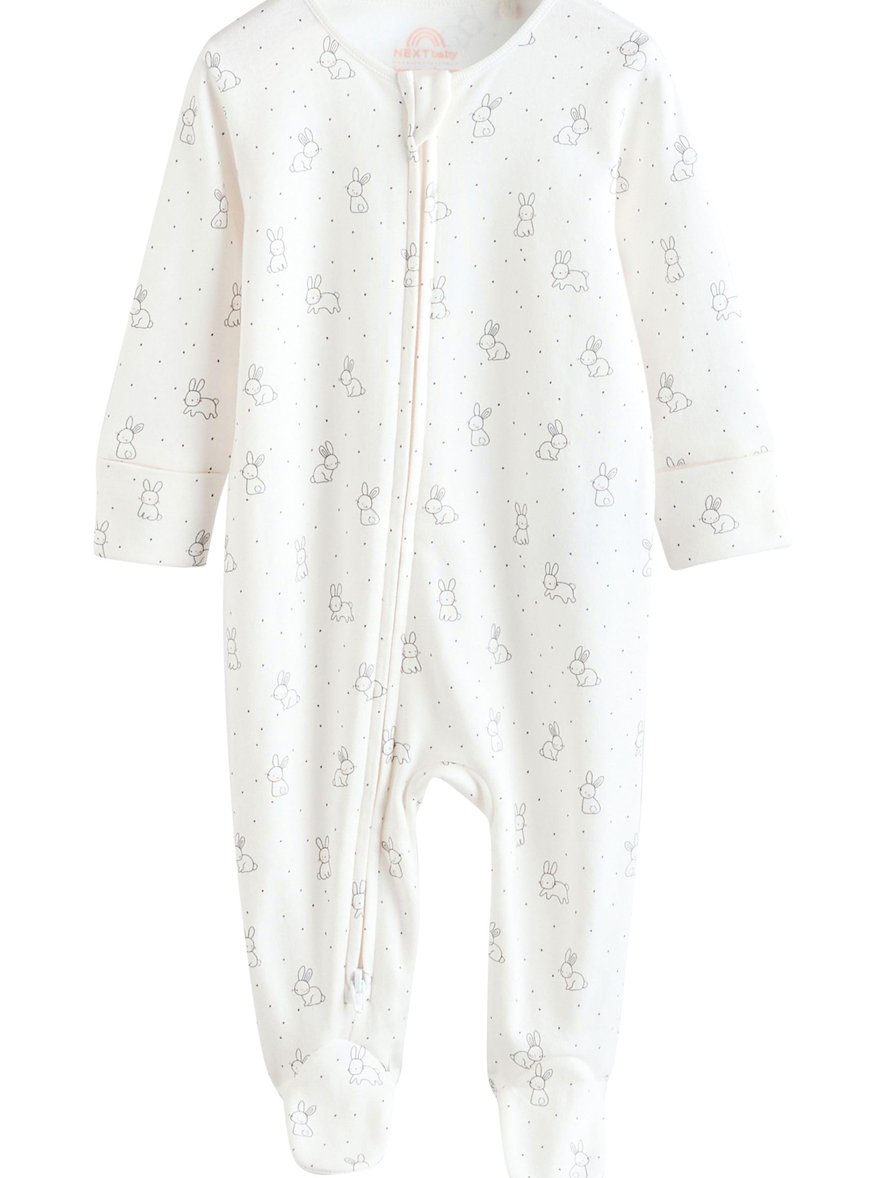NEXT Bebés niña Pack de 5 Pijamas Tipo Pelele para bebé con conejitos