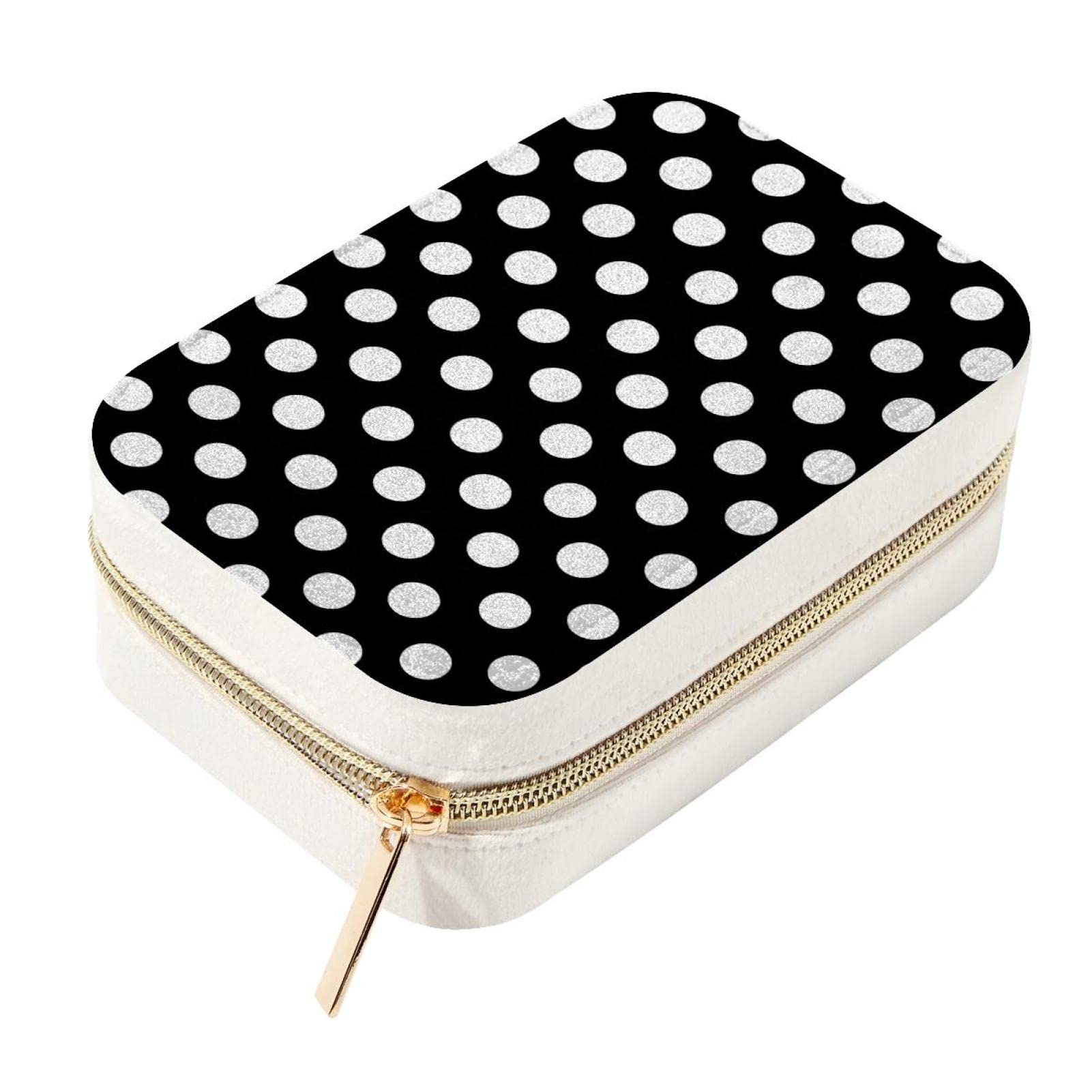 Boîte à bijoux anti-nœuds double couche pour ranger vos colliers sans risque
