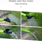 Watering Can for Outdoor Plants, with Removable Long Spout, 2 Gallon Large Plastic Watering Can for Garden Flowers Plants Outdoor Plant House Flower (Green)