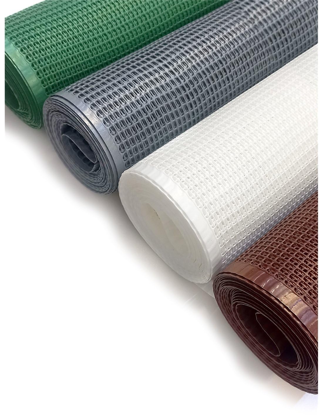 Jardin202 - Red de Plástico para Balcones y Terrazas | Malla plástica Multiuso 1M Ancho | Metro Lineal | Cuadrado: 0,5 cm (Gris)