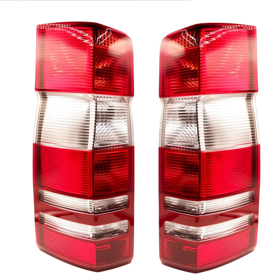2PC Tail Lights Compatible With W906 2007 2008 2009 2010 2011 2012 2013 2014 2015 2016 2017 2018 Mercedes Sprinter Dodge Freightliner Rear Brake Lamp Driver And Passenger Side