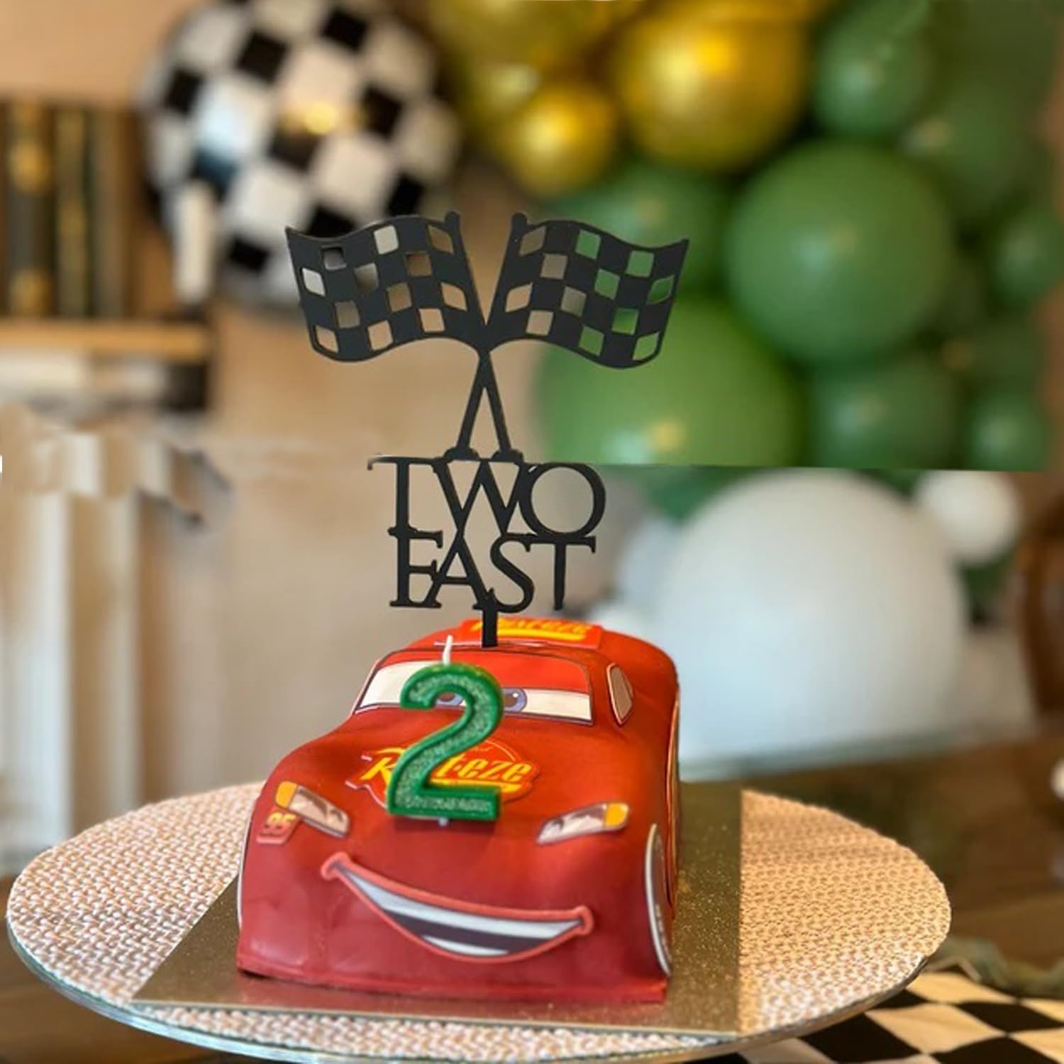 Two Fast Cake Topper 