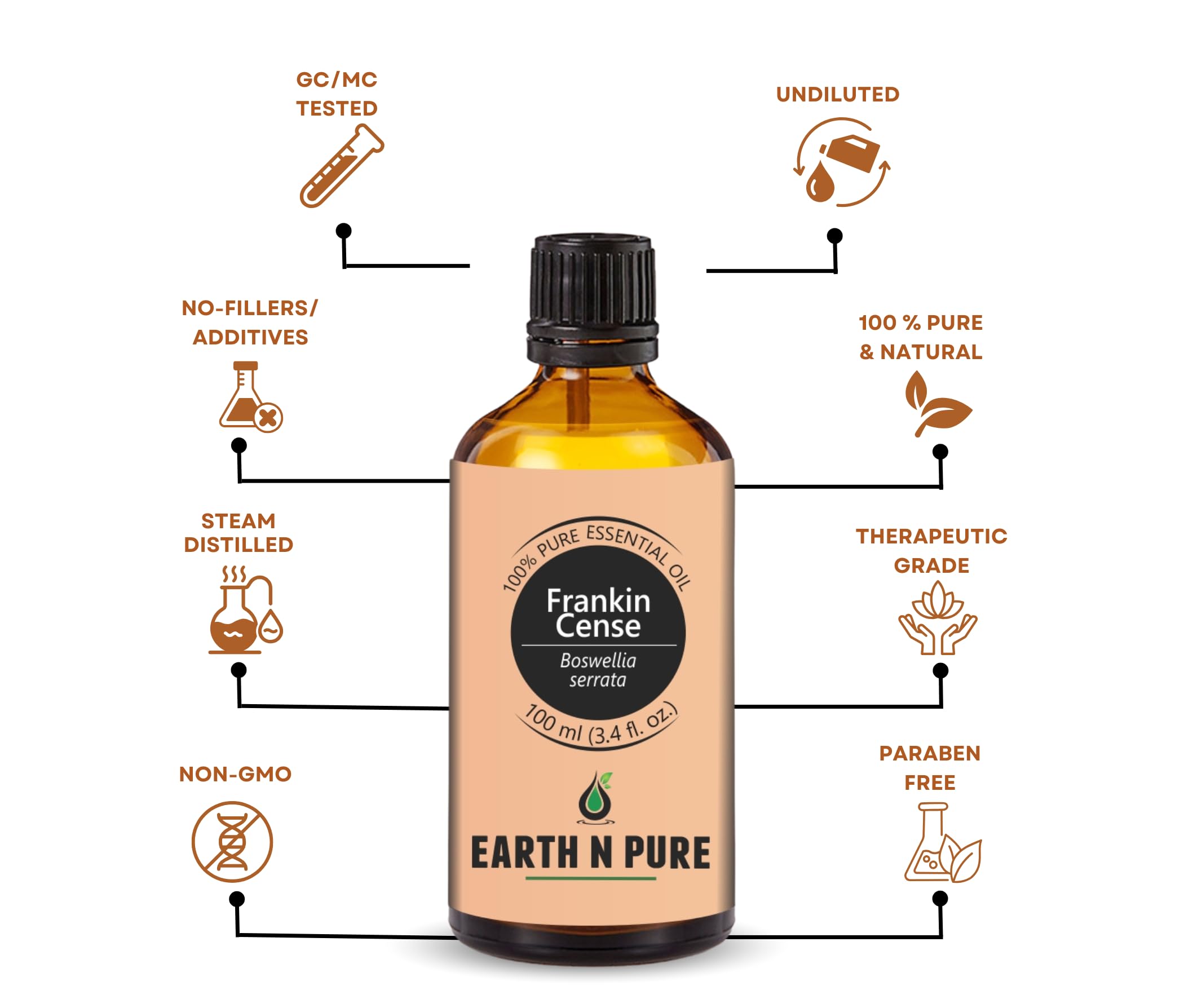 Amazon.com: Earth N Pure Frankincense Essential Oil Steam