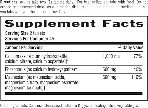 Miniatura 7 de Country Life Target Mins Complejo de Calcio y Magnesio 1000 Mg-500 Mg por 2 Tabletas 90 unidades