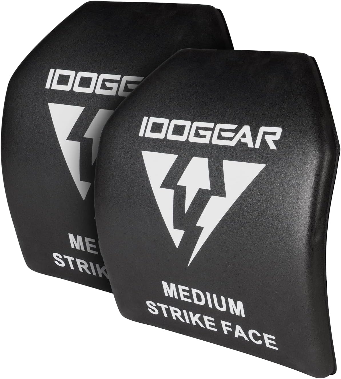 IDOGEAR Tactical EVA Foam Plate High Elasticity Soft Shock Plate for Vest Inner Liner Black 2pcs in Medium Size 10x12''