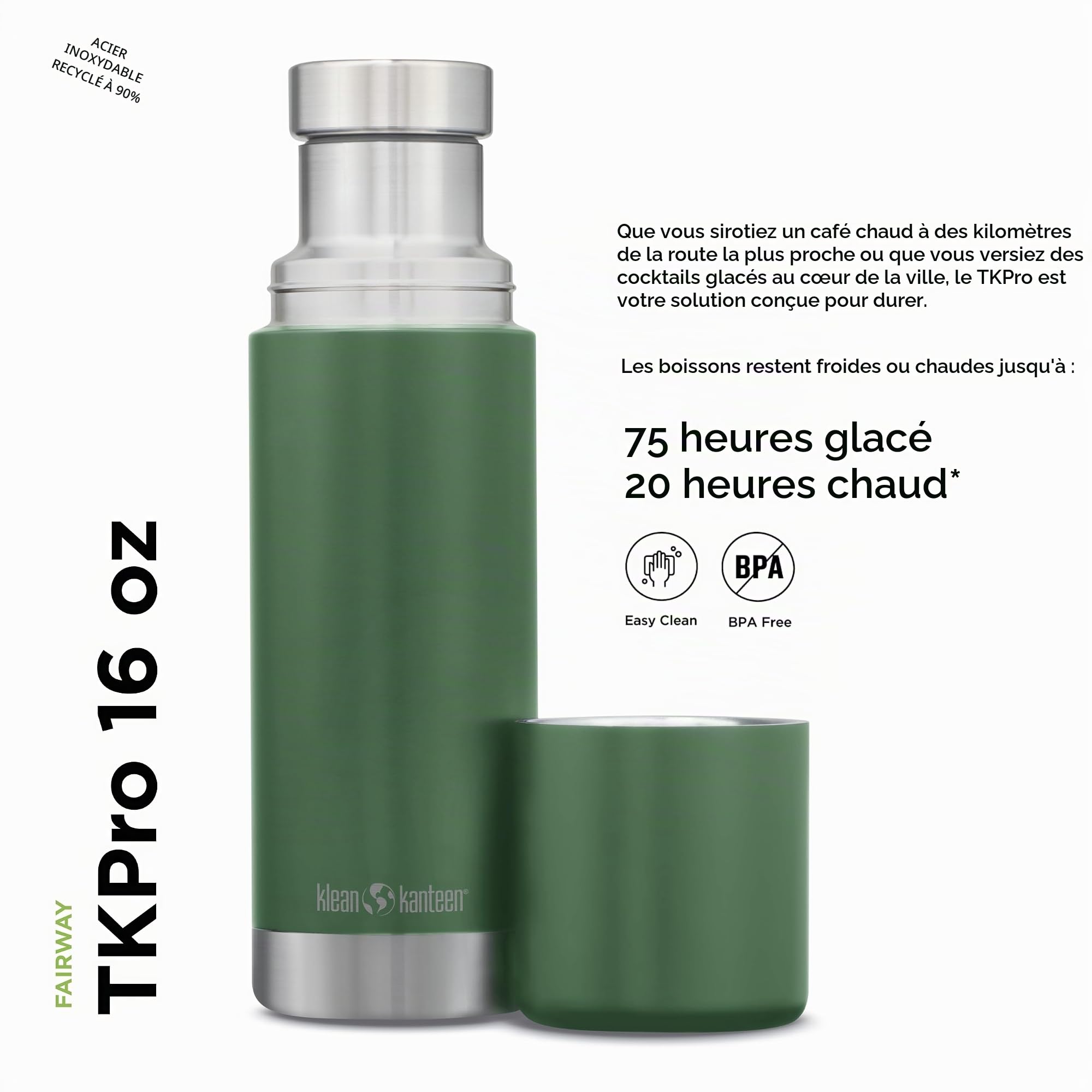KleanKanteen ®TKPro-FW Gourde Fairway Taille unique