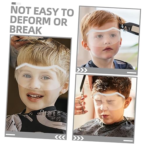 Miniatura 3 de 100pcs Haircut Eye Shields Transparent Shower Visor for Prevent Hair From Falling Into Eyes for Hair Salons and Home Use