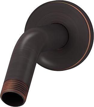 Symmons 300S-SBZ Elm Shower Arm with Flange in Seasoned Bronze