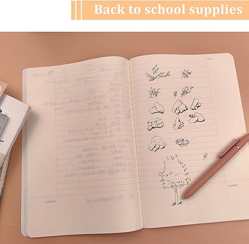 Miniatura 6 de 5 bolígrafos de gel (punta de 0.020 in), bolígrafos retráctiles de tinta negra de secado rápido, punta fina, de primera calidad, lindos bolígrafos