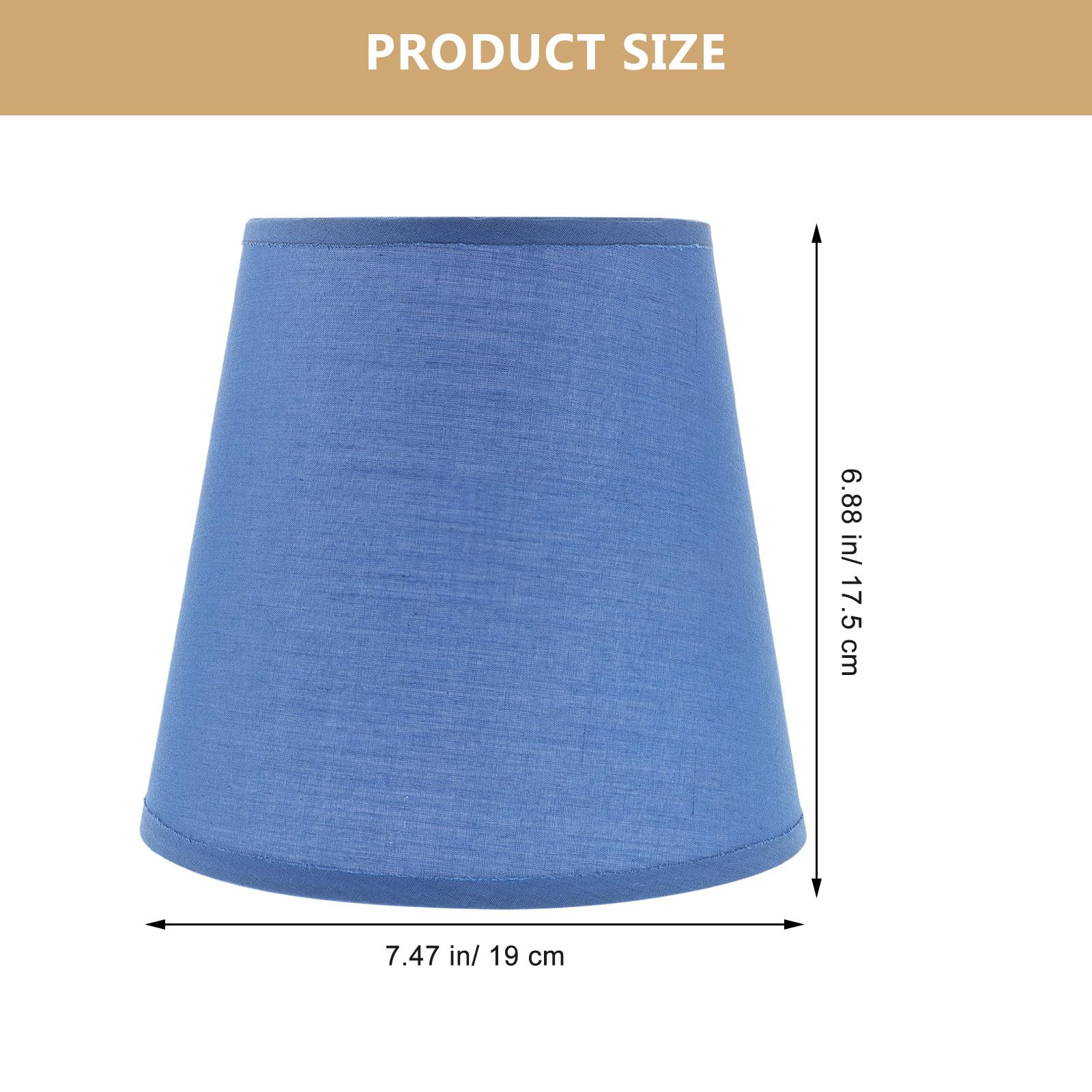 Paralume per Lampada da Tavolo e Sospensione E27 di Lino Azzurro Copertura Leggera a Forma Cilindrica per Soggiorno Camera da Letto e Ufficio Design Moderno e Luce Morbida
