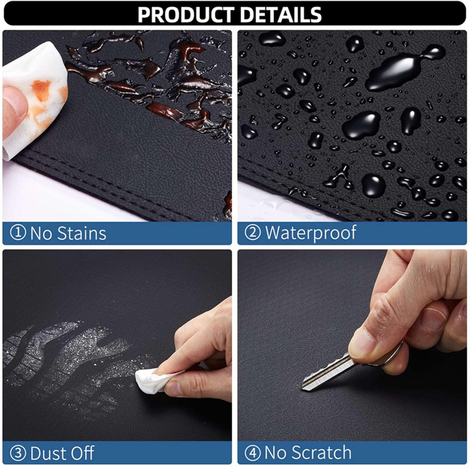 LXURY Leather Dashmat Dashboard Cover Pad Dash Mat Carpet,Fits for KIA Optima JF 2016 2017 2018 2019 K5 Accessories