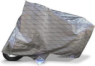 TUFFPAULIN Bike Cover, Standard Size, Silver Color, UV Protection & Water Resistant Dustproof Plastic Bike Body Cover for ... Price In India