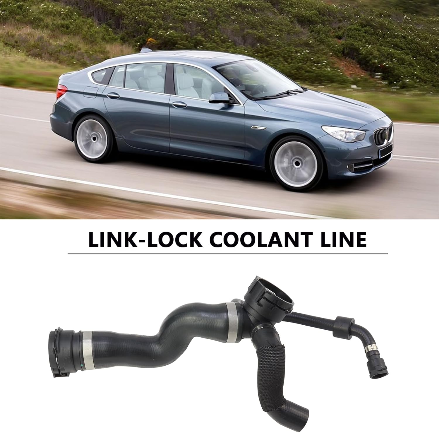 17127580957 Radiator hose with ventilation hose Car Radiator Coolant Water Hose for BMW F07 F10 535i F07 535i GT F12/F13 640i 740 2010-2018 Replace# V202670 at21380 DWB134TT 20103453 P226500 2420556