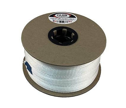 Cajun Mule Line - 5/8 Inch - 1,800 lb. - Pull Tape - Polyester Pulling Tape