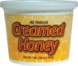 Mann Lake Premium Creamed Honey Tubs, Durable, Airtight Containers with Lids, Ideal for Creamed Honey Storage & Preservation, 24-Pack, 1 lb