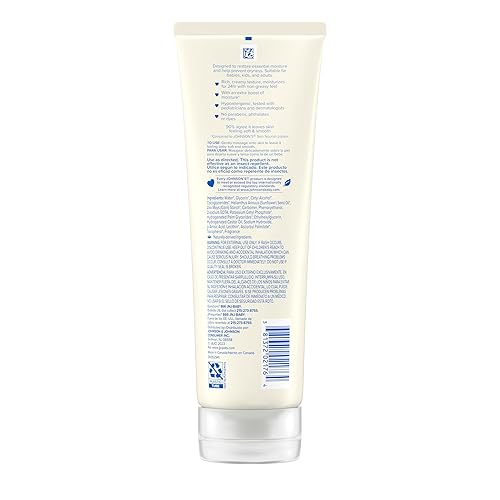 Miniatura 9 de Johnson's Skin Nourish - Aceite cremoso para bebé para piel seca con aroma a coco y madreselva, rico y cremoso aceite corporal para bebés hidrata