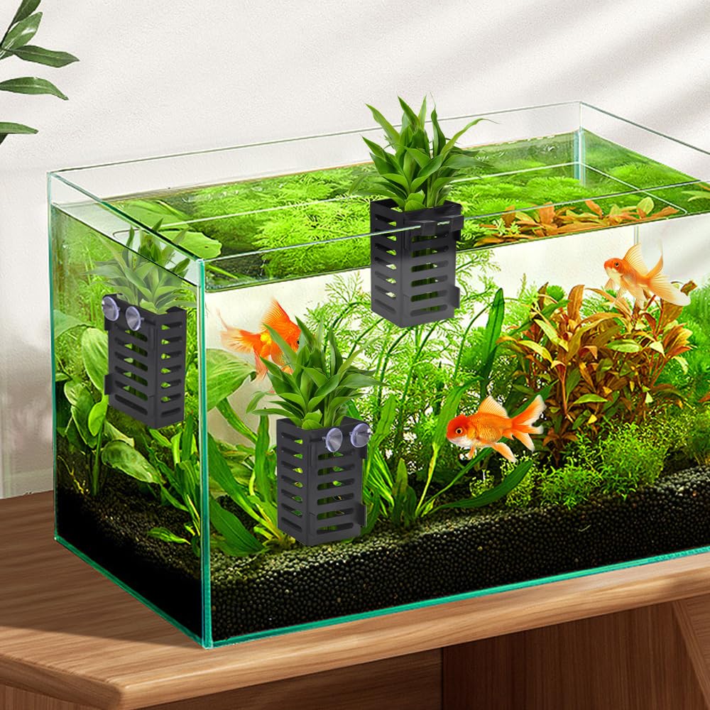 Amazon | Cezoyx 10個パック ハンギングアクアリウム植物ホルダー