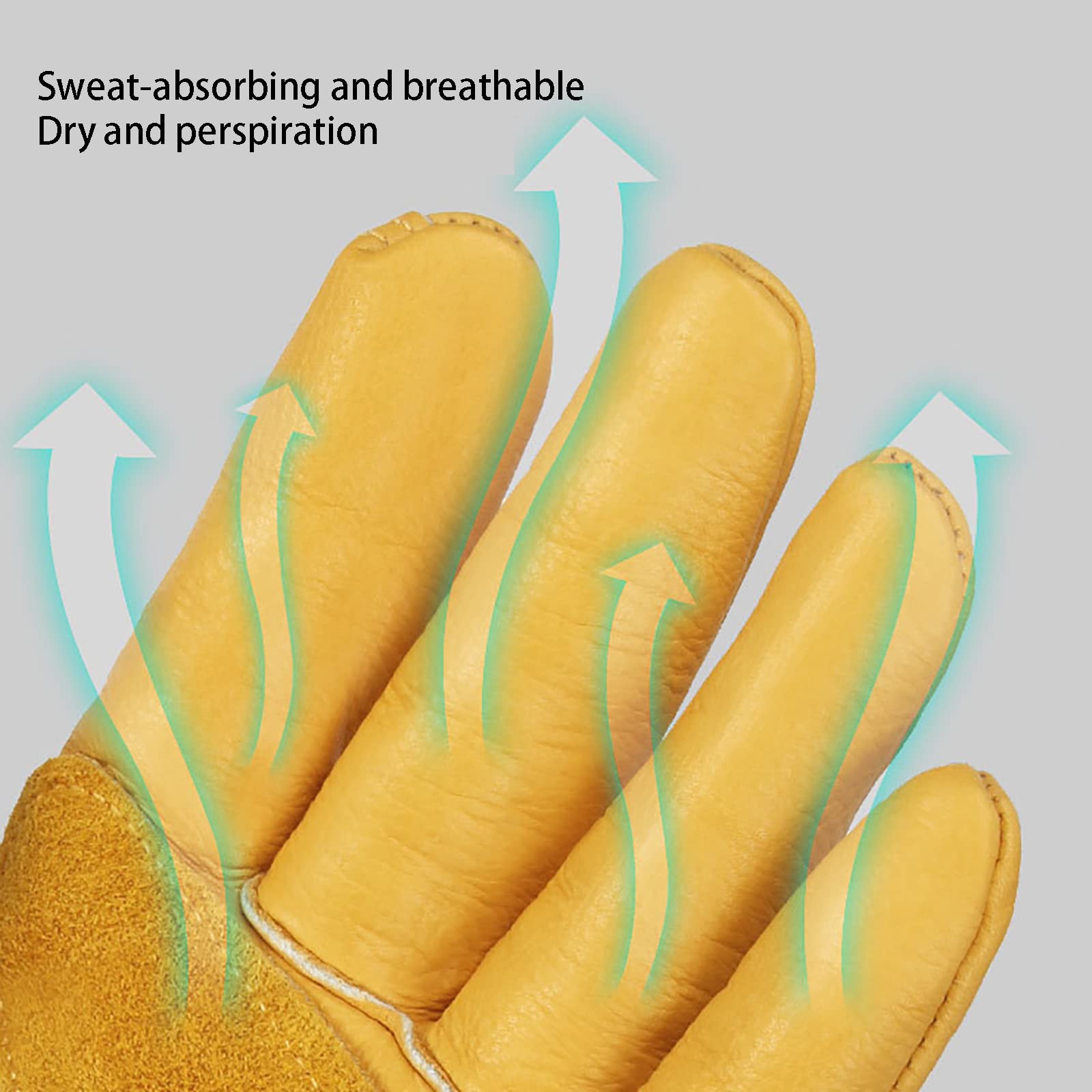 Gants de Travail en Jardinage Cuir Confort Preuve Épine Gants de Jardinage Plantation Gants de Jardin pour Le Jardinage et Les Tâches Ménagères pour Femmes et Hommes