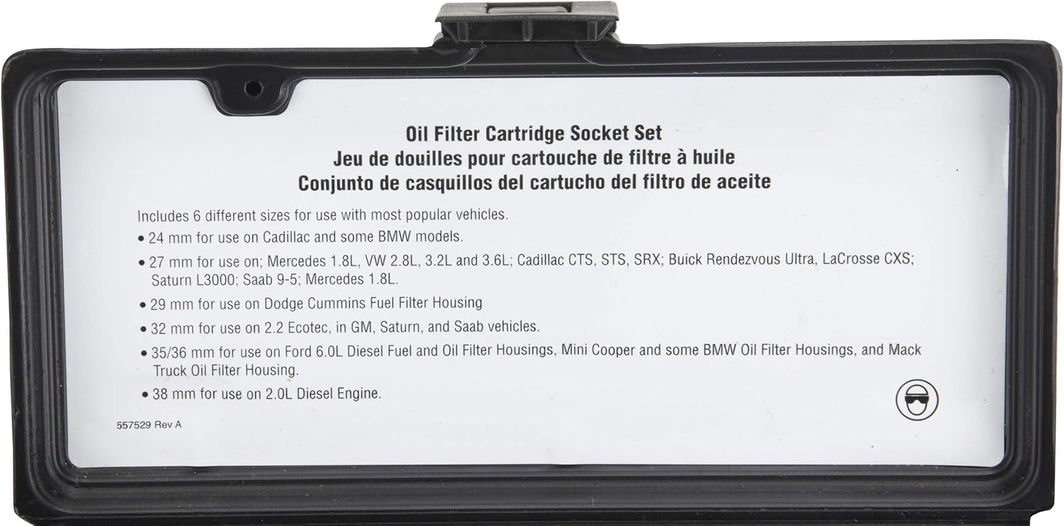 OTC 6786 Oil Filter Cartridge Set - 6 Piece