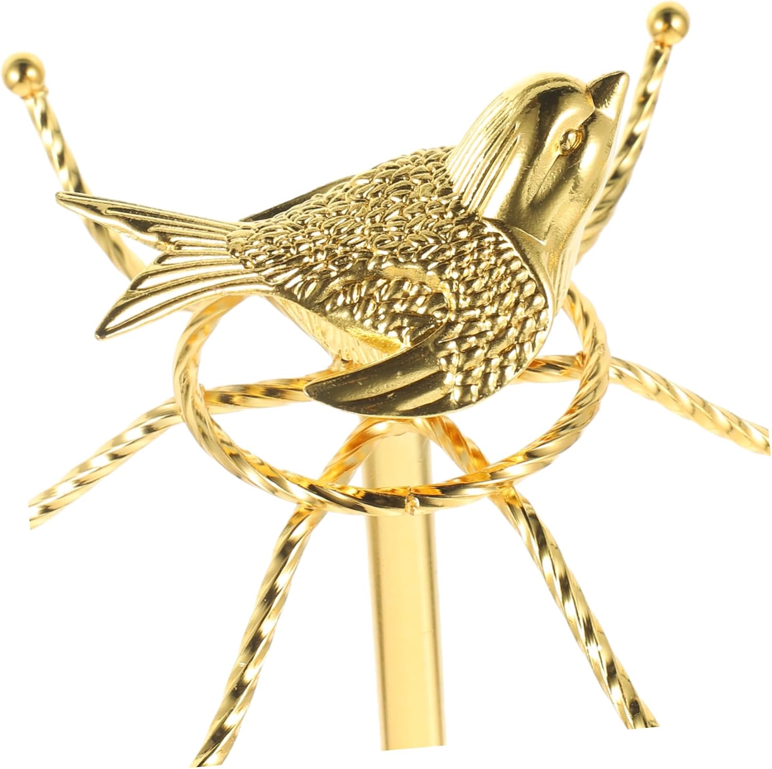 Cabilock Coffee Mug Hanging Stand Elegant Gold Bird Design Hook Cup Holder for Kitchen Counter Storage Mug Tree Organizer for Cafe and Home Use