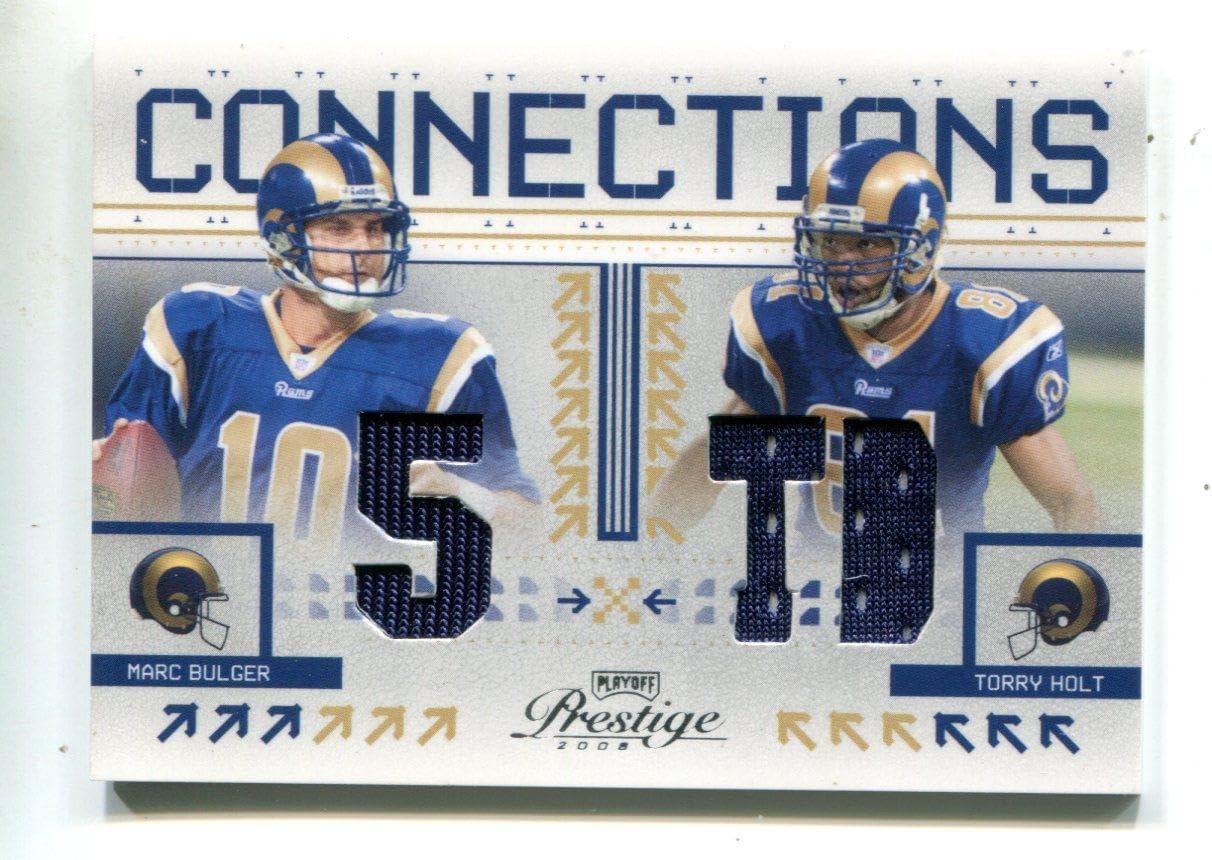 Torry Holt/Marc Bulger 2008 Donruss Prestige Connections #C19 Card /250 - Unsigned Football Cards