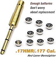Vista 4 de Especial Laser Boresighter Láser de extremo de cañón Láser Bore Sight con precisión y fácil de ajustar a revólveres, pistolas, rifles y armas de aire