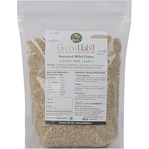 GreenHabit Millet Flakes - Nutritious 500gm