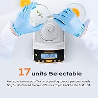 Vista 2 de Bonvoisin Balanza Analítica de Laboratorio 500g x 0.001g Balanza Digital de Precisión.001 Gramo de Exactitud Escala Científica de Miligramos