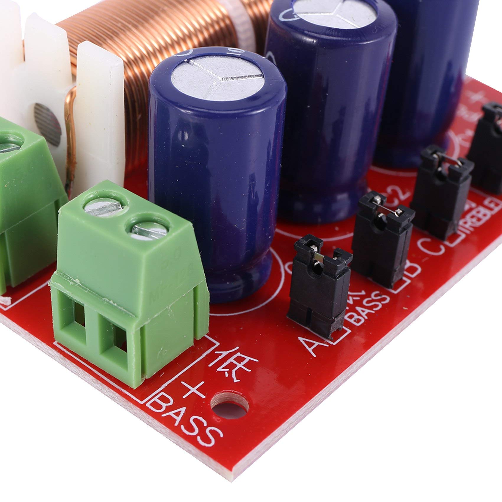 400W Haut-Parleur Crossover 2 Voies Filtre Diviseur de Fréquence pour 2-16Ohm
