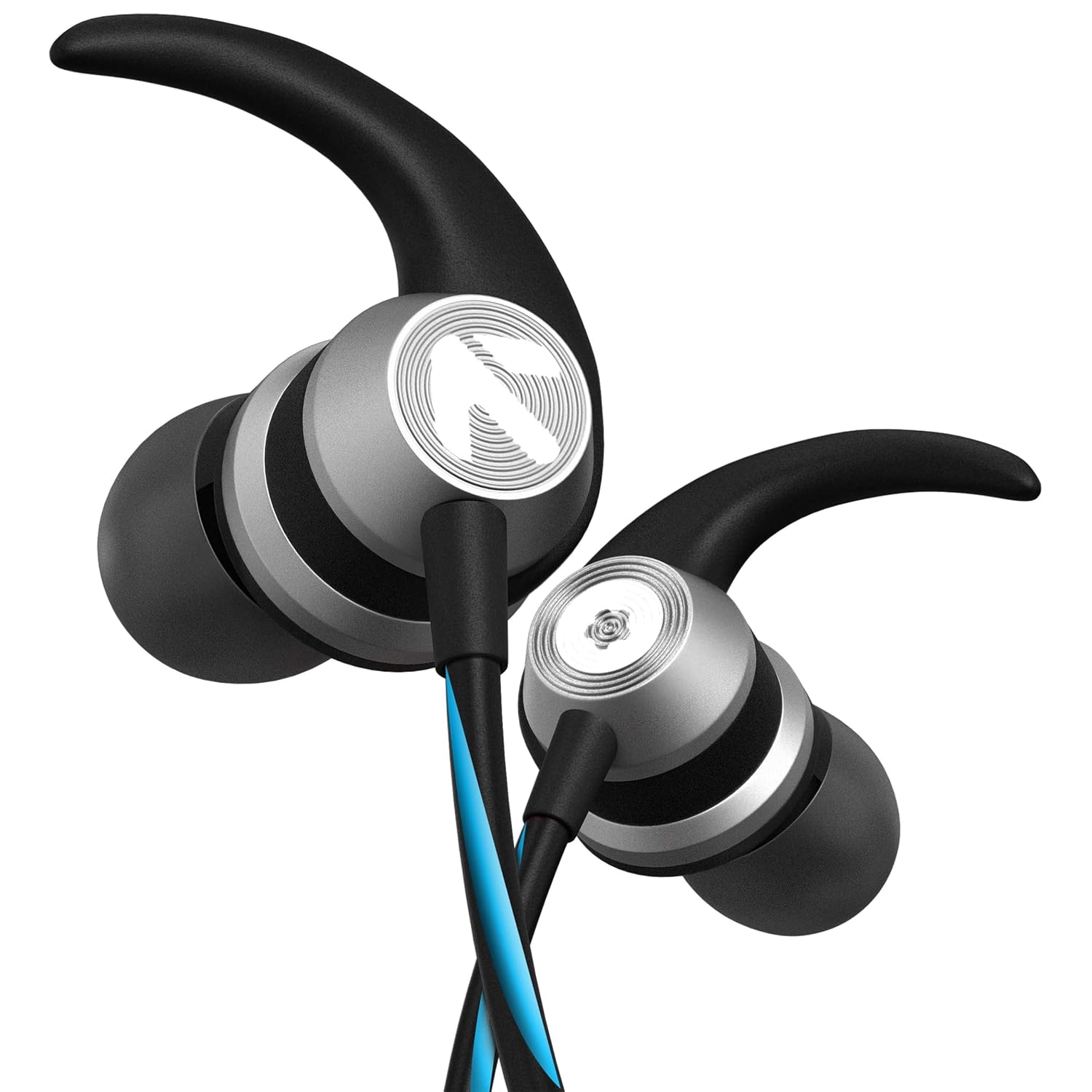 Boult GOBOULT (Formerly BassBuds X1 in-Ear Wired Earphones with 10mm Extra Bass Driver and HD Sound with mic (Blue) Boult GOBOULT (Formerly BassBuds X1 in-Ear Wired Earphones with 10mm Extra Bass Driver and HD Sound with mic (Blue)