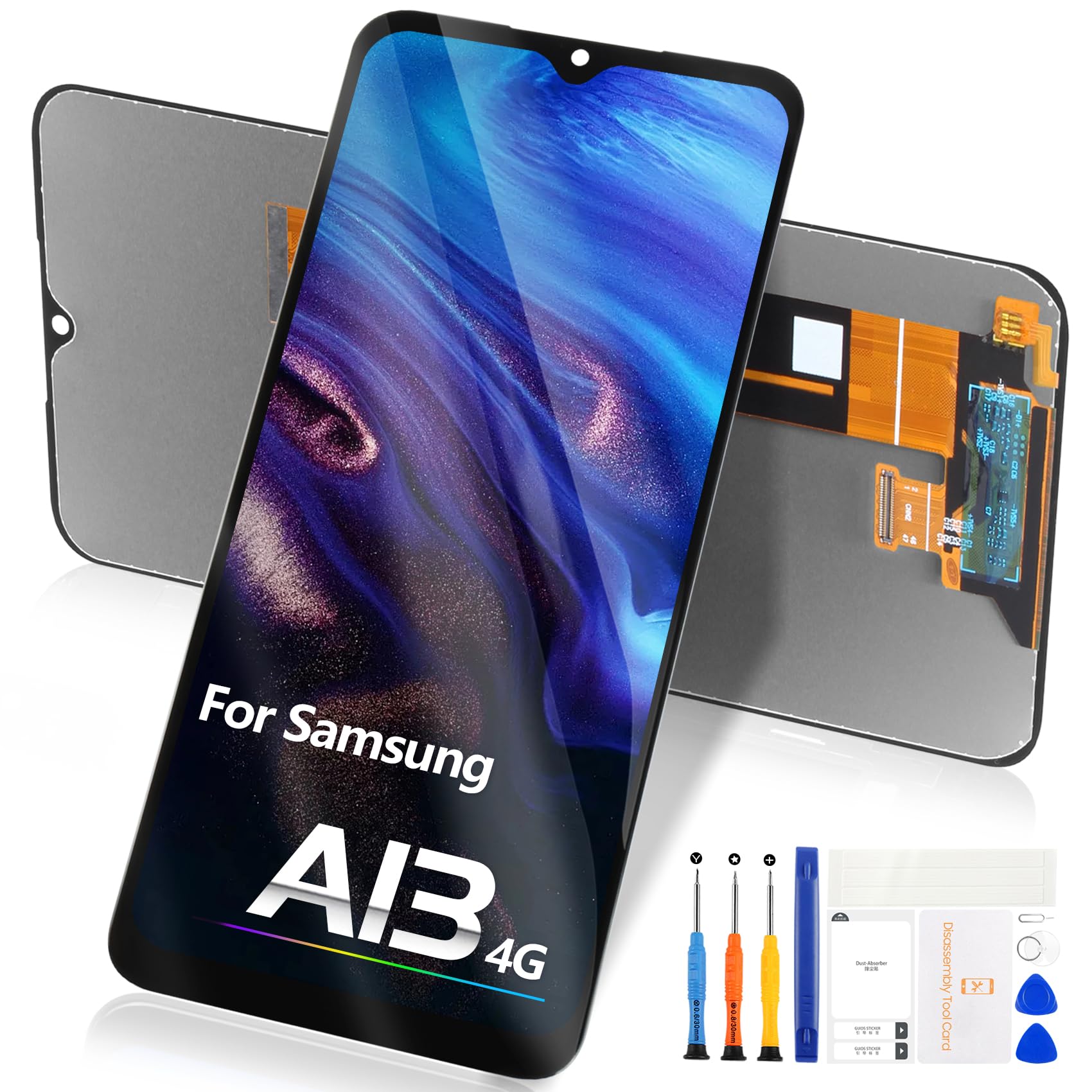 Atwist Schermo per Samsung Galaxy A13 4G A135 LCD Display, per Samsung A13 4G Display Touch Screen Digitizer Glass Ricambio Replacement Assemly SM-A135F, SM-A135M, SM-A135U A137F