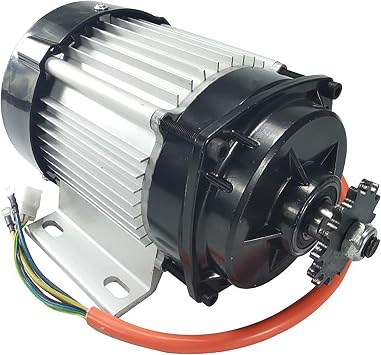 550W-1000W Brushless Motor Tricycle Rickshaw Motor 24V / 48V / 60V Electric Tricycle Center Motor with 14 Gears, Pure Copper Core Motor for DIY Electric Tricycle, Rickshaw