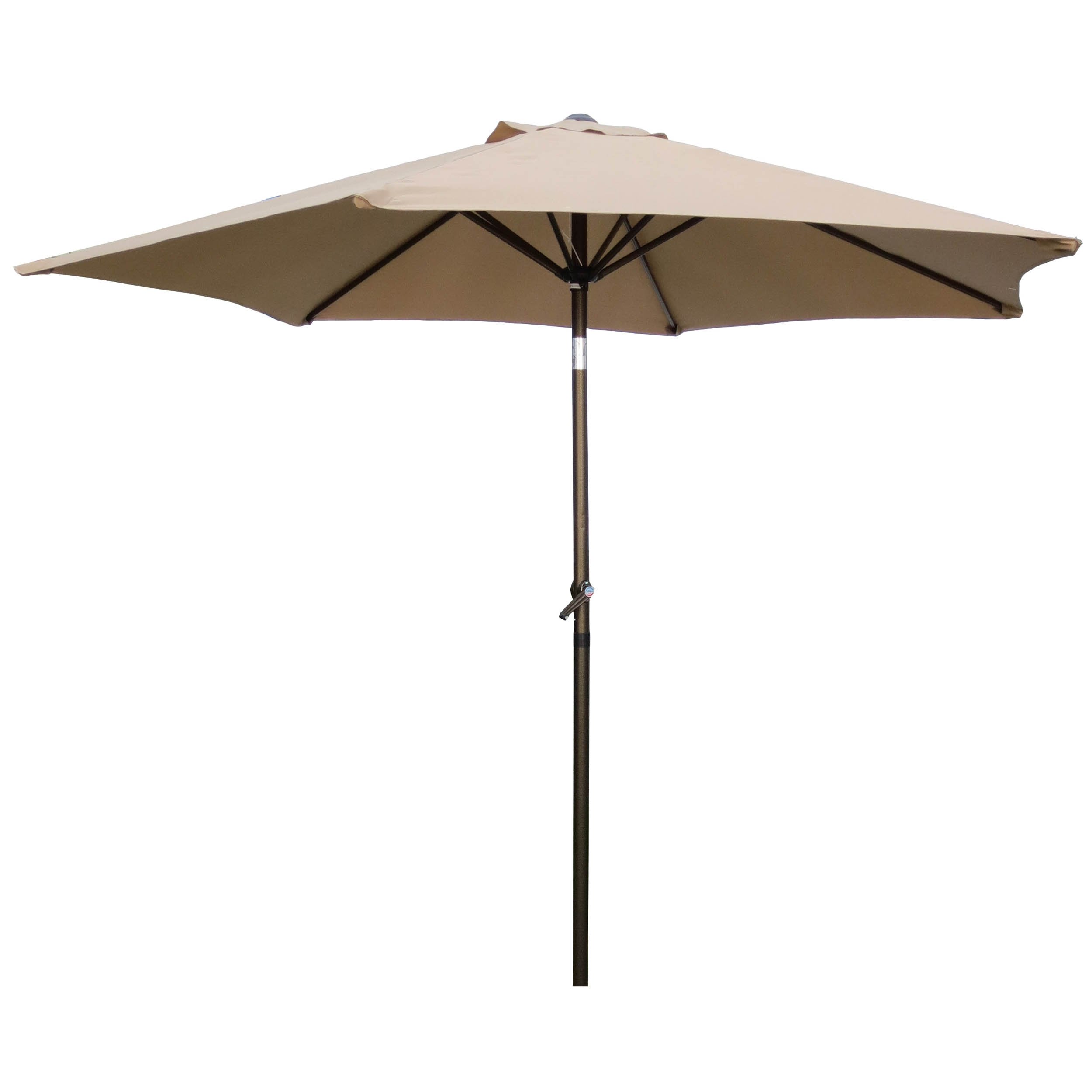 International Caravan Furniture Piece Outdoor 8 Foot Aluminum Umbrella