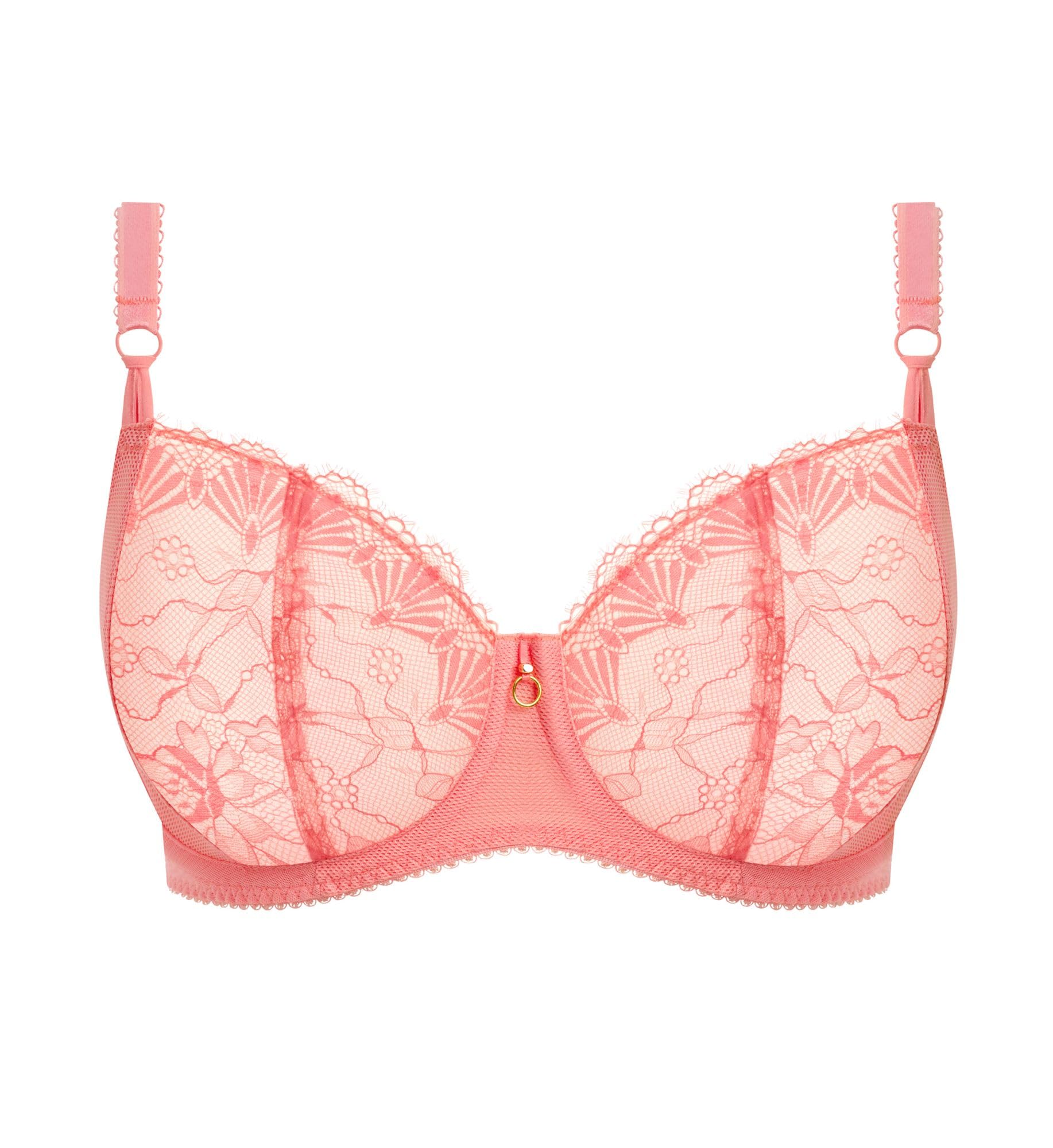 Soutien-gorge balconnet Freya Fascinate pêche 80E avec armatures