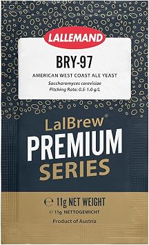 Danstar BRY-97 American West Coast Ale Yeast, 11g by Danstar