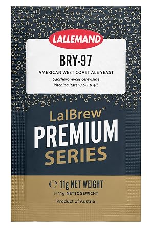 Danstar BRY-97 American West Coast Ale Yeast, 11g
