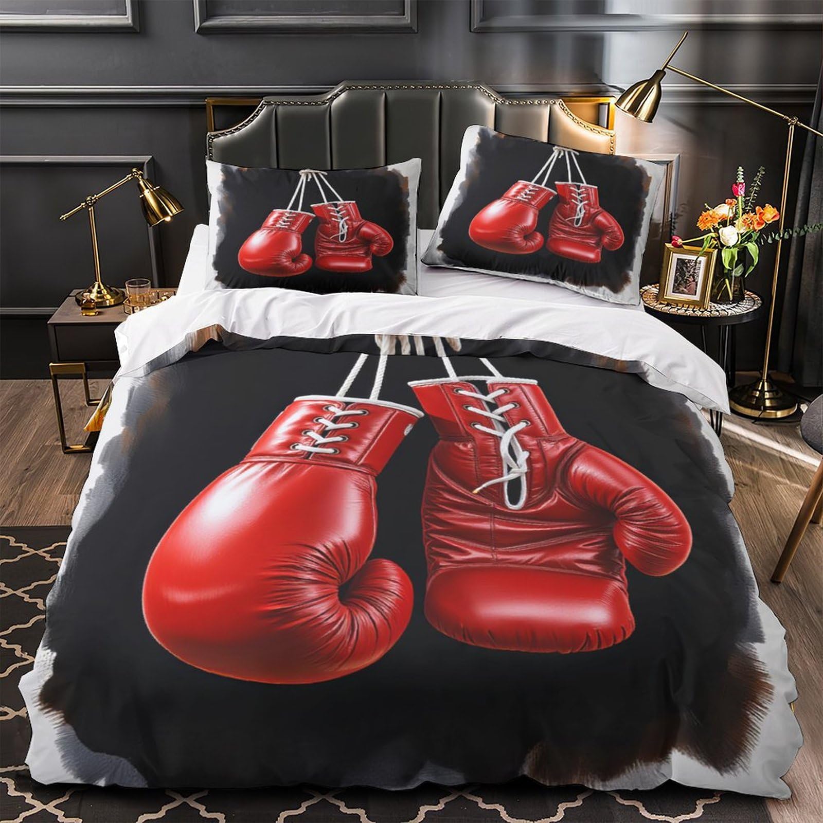 Parure de lit chiots cavalier pour une chambre d'adolescent cosy et douce