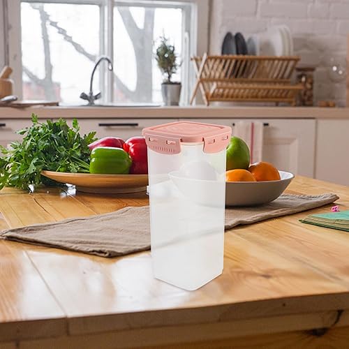 Miniatura 17 de Kichvoe Recipiente de pan de plástico para sándwich con tapa hermética, dispensador de almacenamiento de pan alto para encimera de cocina