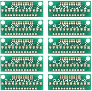Tarente 10pcs 1.27MM 2.0MM 2.54MM 12 Pin 3 Reihe 36 Löcher Adapter Board for Wireless Modules