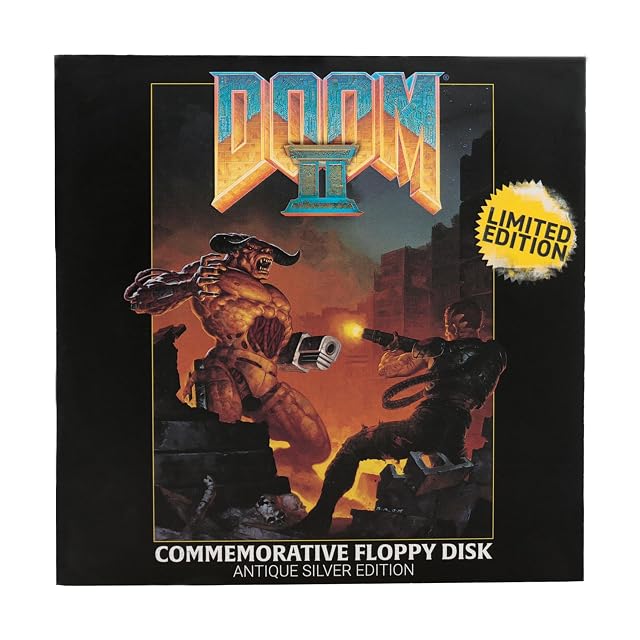 Foto 2 de 8 de FaNaTtik Doom II - Disquete decorativo de metal de edición limitada, edición envejecida